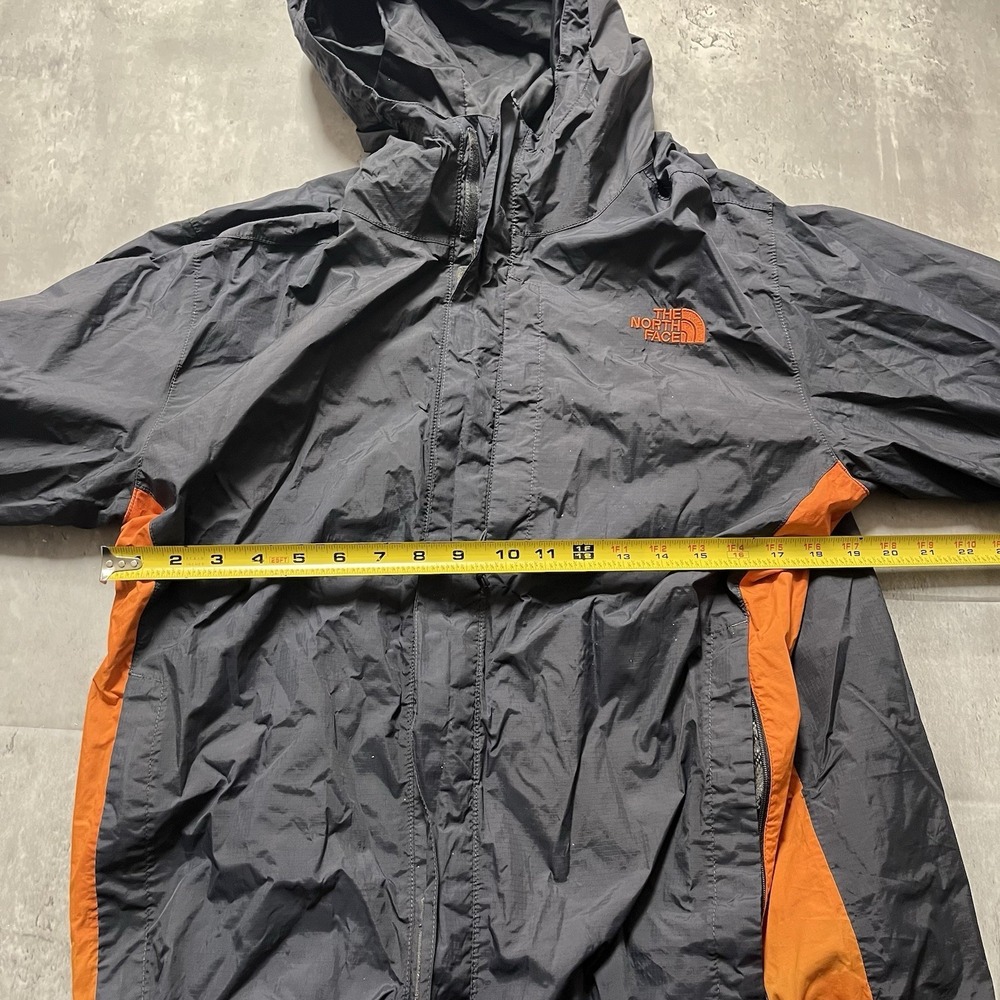The North Face Hyvent Windbreaker Men's Size M Gray Wind Shell Orange Lining - Picture 5 of 11
